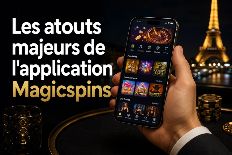 Les atouts majeurs de l'application Magicspins