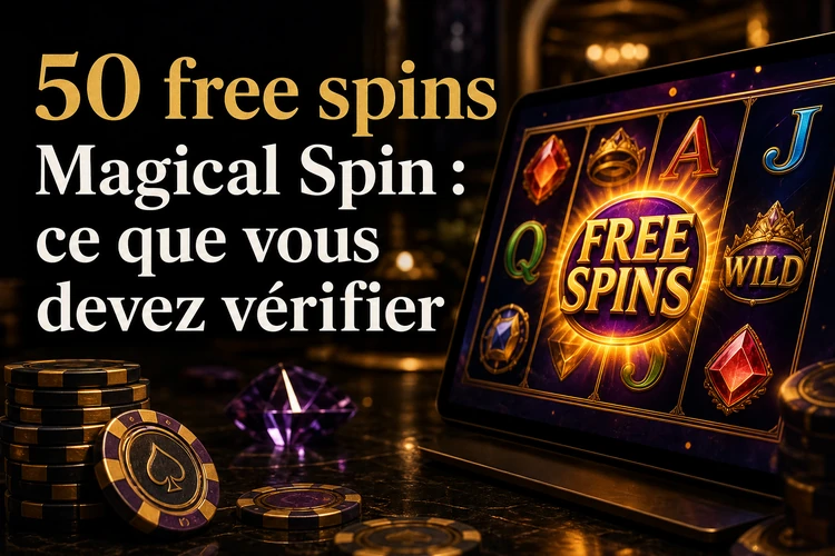 50 Free spins Magical Spin: ce que vous devez vérifier