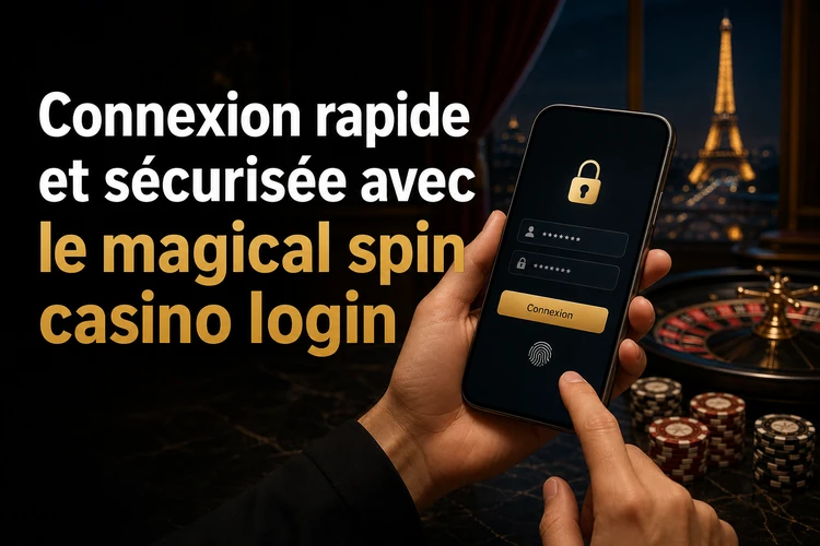 Connexion rapide et sécurisée avec le magical spin casino login