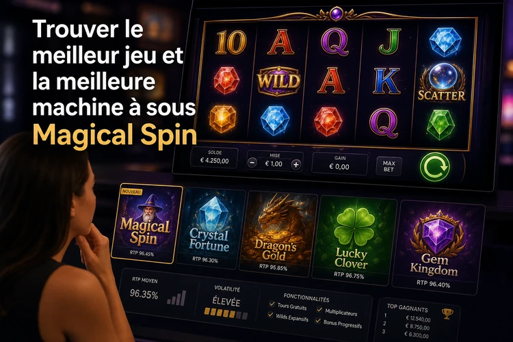 Trouver le meilleur jeu et la meilleure machine à sous Magical Spin