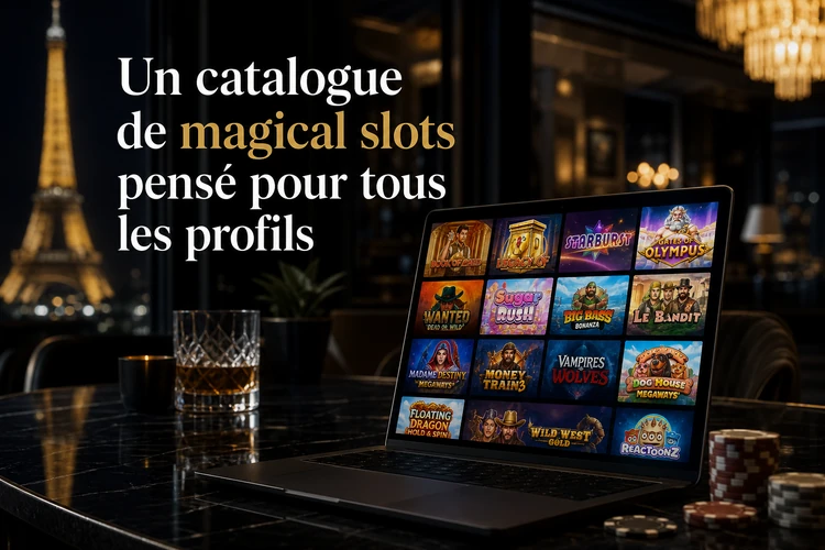Un catalogue de magical slots pensé pour tous les profils
